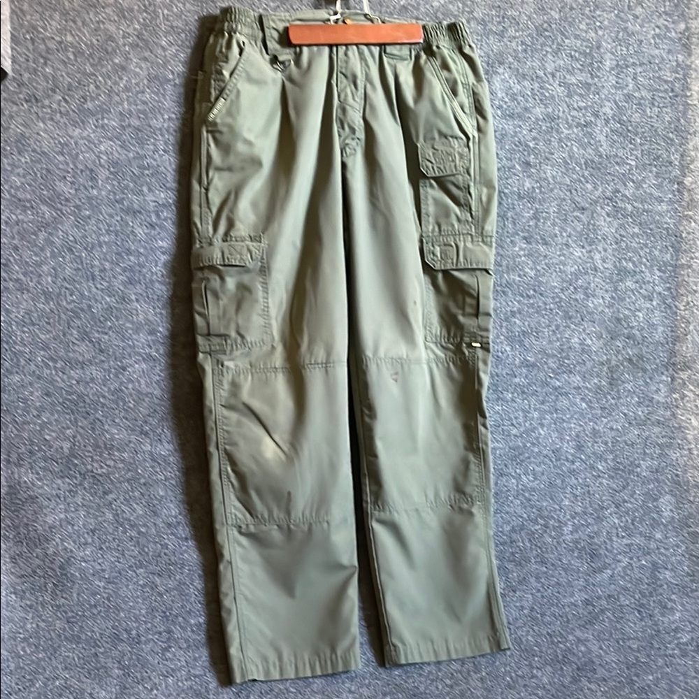Rustic Ridge Olive Cargo Pants